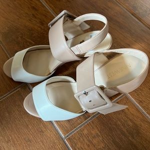 Nine West buckle heels